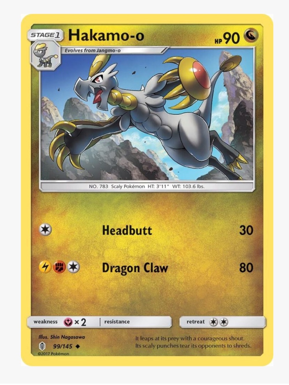 Hakamo-o Guardians Rising (SM02) Pokemon Trading Card